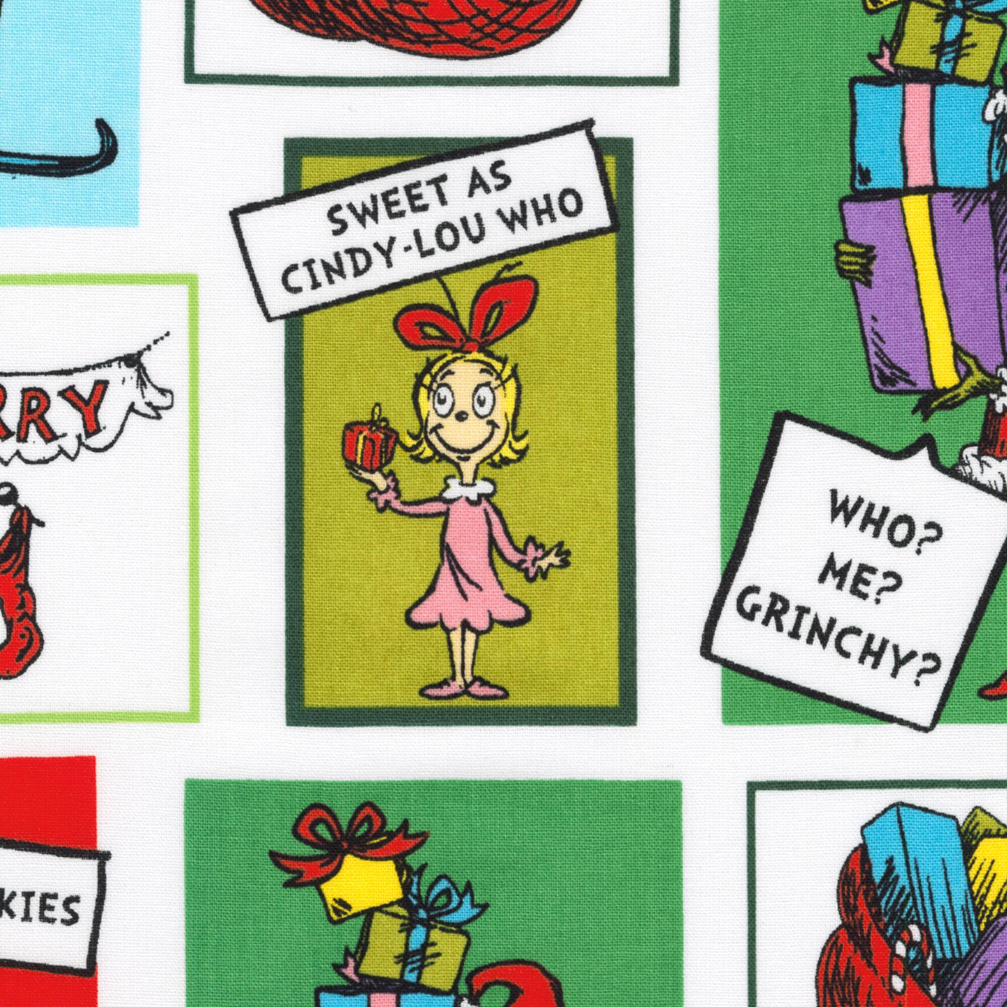 Dr. Seuss™ Grinch Tales Cotton Fabric